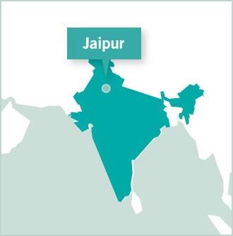Carte des missions de volontariat en Inde Carte des missions de volontariat en Inde