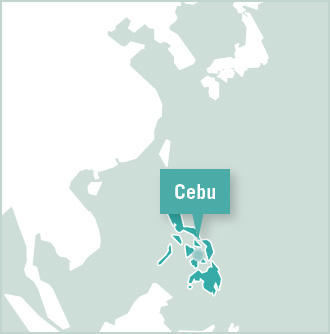 Carte des missions de volontariat au Philippines Carte des missions de volontariat au Philippines