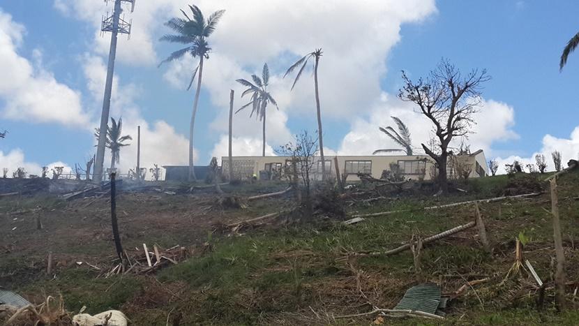 Scenes of destruction in Fiji after Cyclone Winston Cyclone Winston was the most powerful storm to ever hit Fiji and destroyed and damaged many homes and schools