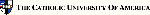 The Catholic University of America The Catholic University of America website logo