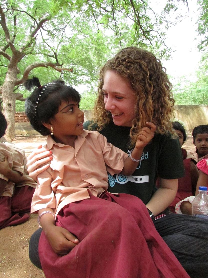 A Projects Abroad volunteer spends time with a child at a Care placement in India A Projects Abroad volunteer spends time with a child at a Care placement in India