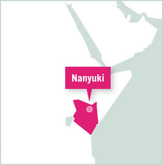 Map of Nakuru, Kenya where volunteers live and work Map of Nakuru, Kenya where volunteers live and work