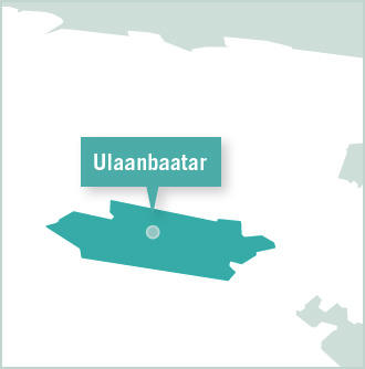 Map of volunteer placement in Ulaanbaatar, Mongolia Map of volunteer placement in Ulaanbaatar, Mongolia