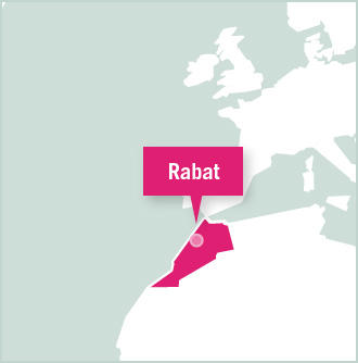 Map of the volunteer project placement in Rabat, Morocco Map of the volunteer project placement in Rabat, Morocco