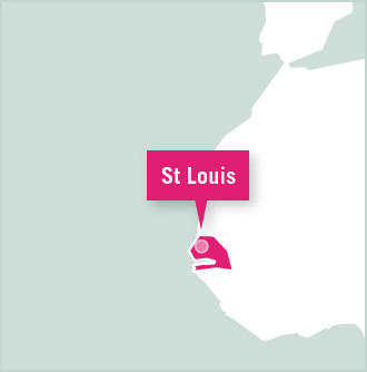 Projects Abroad Senegal Placement in St. Louis Map of St. Louis, Senegal Volunteer Project Placement