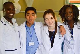 Kenya Medicine High School Special volunteers with their supervisors in Kenya.